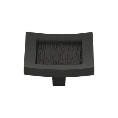 Primitive 1 1/2" Length Square Knob - Matte Black