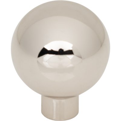 Brockwell 1 1/8" Diameter Round Knob - Polished Nickel