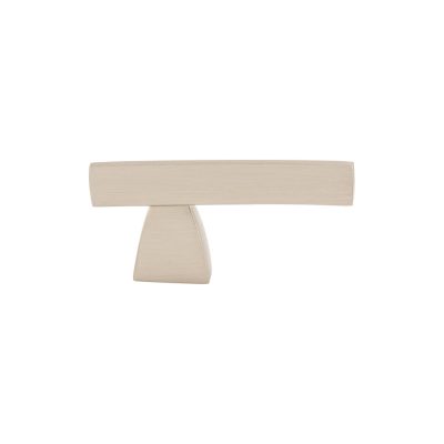 Arched 2 1/2" Length Novelty Knob - Brushed Satin Nickel