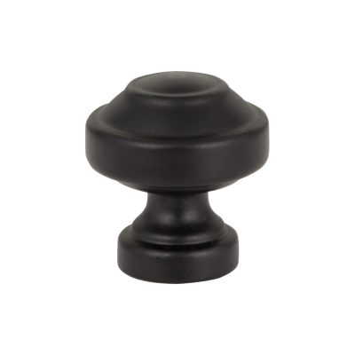 Malin 1 1/8" Length Mushroom Knob - Matte Black