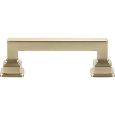 Erika 3" Center to Center Bar Pull - Warm Brass