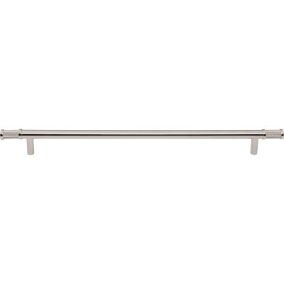 Burnham 12" Center to Center Bar Pull - Polished Nickel