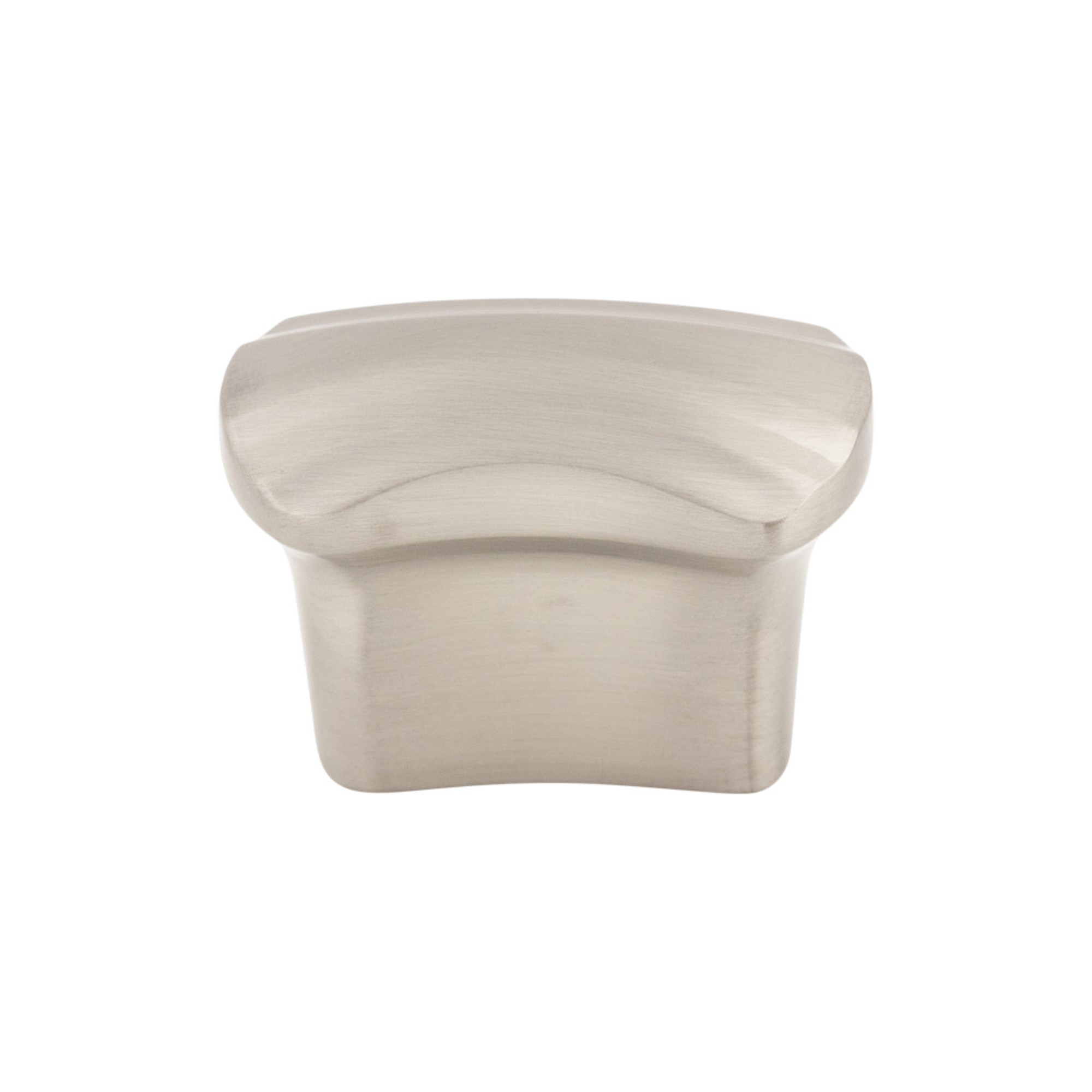 Victoria Falls 3/4" Center to Center Rectangle Knob - Brushed Satin Nickel