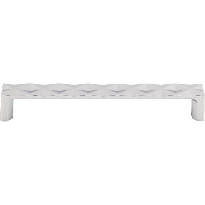 Quilted 6 5/16" Center to Center Bar Pull - Polished Chrome