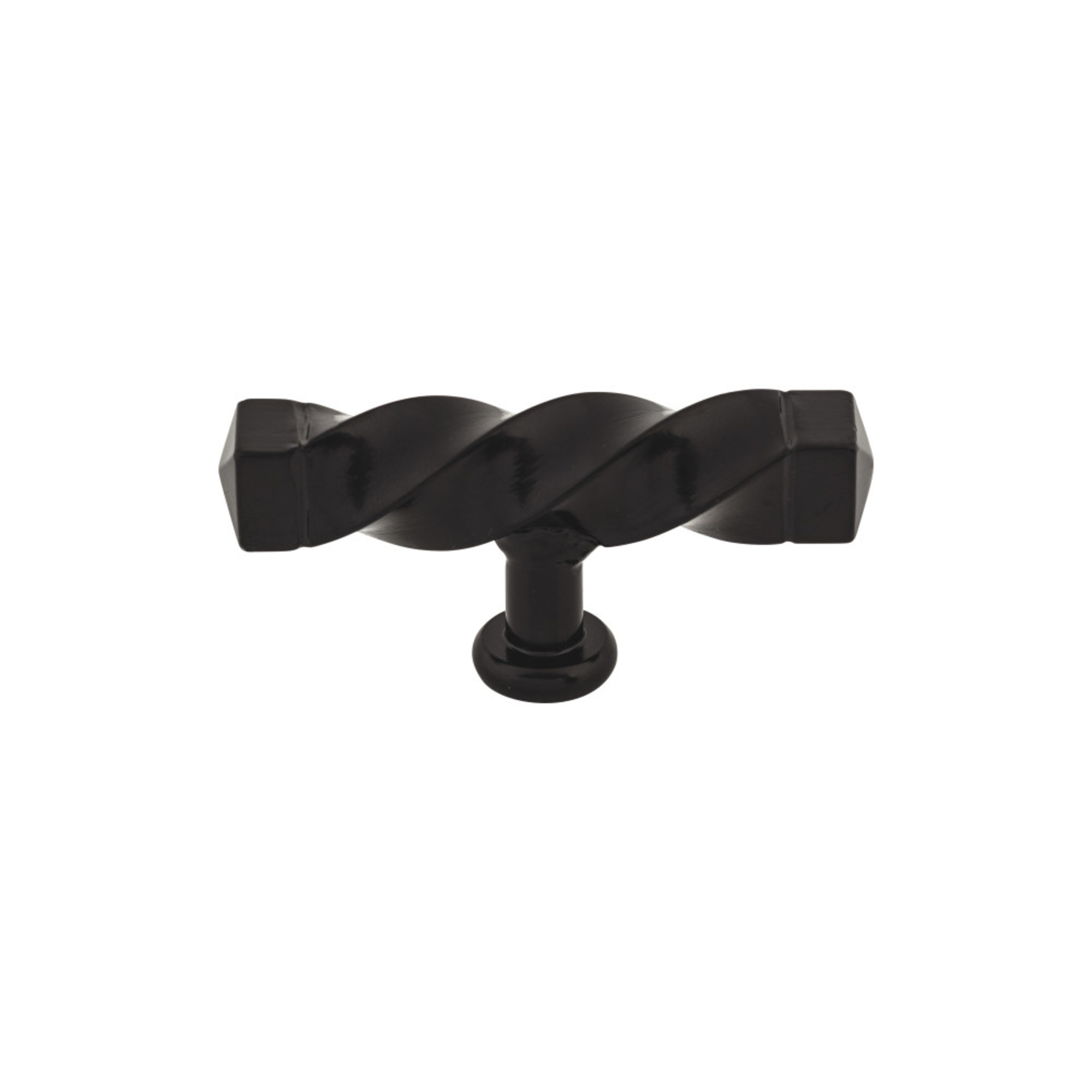 Square Twist 3 3/16" Length Bar Knob - Patina Black