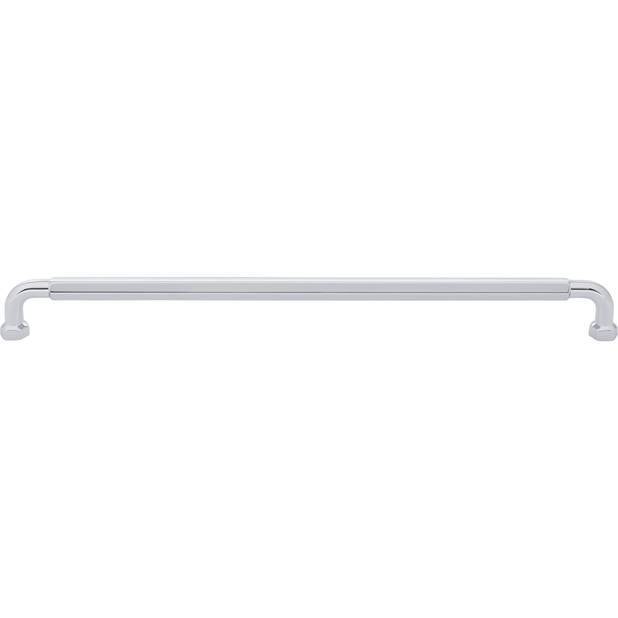 Dustin 12" Center to Center Bar Pull - Polished Chrome