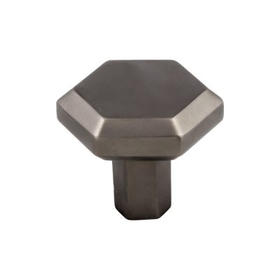 Lydia 1 1/4" Length Square Knob - Ash Gray