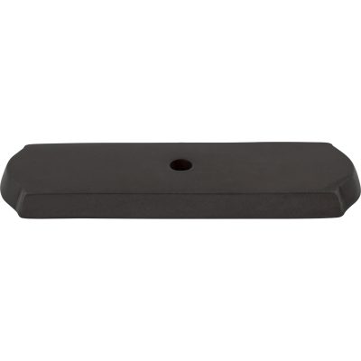 Aspen Rectangle Knob Backplate - Medium Bronze