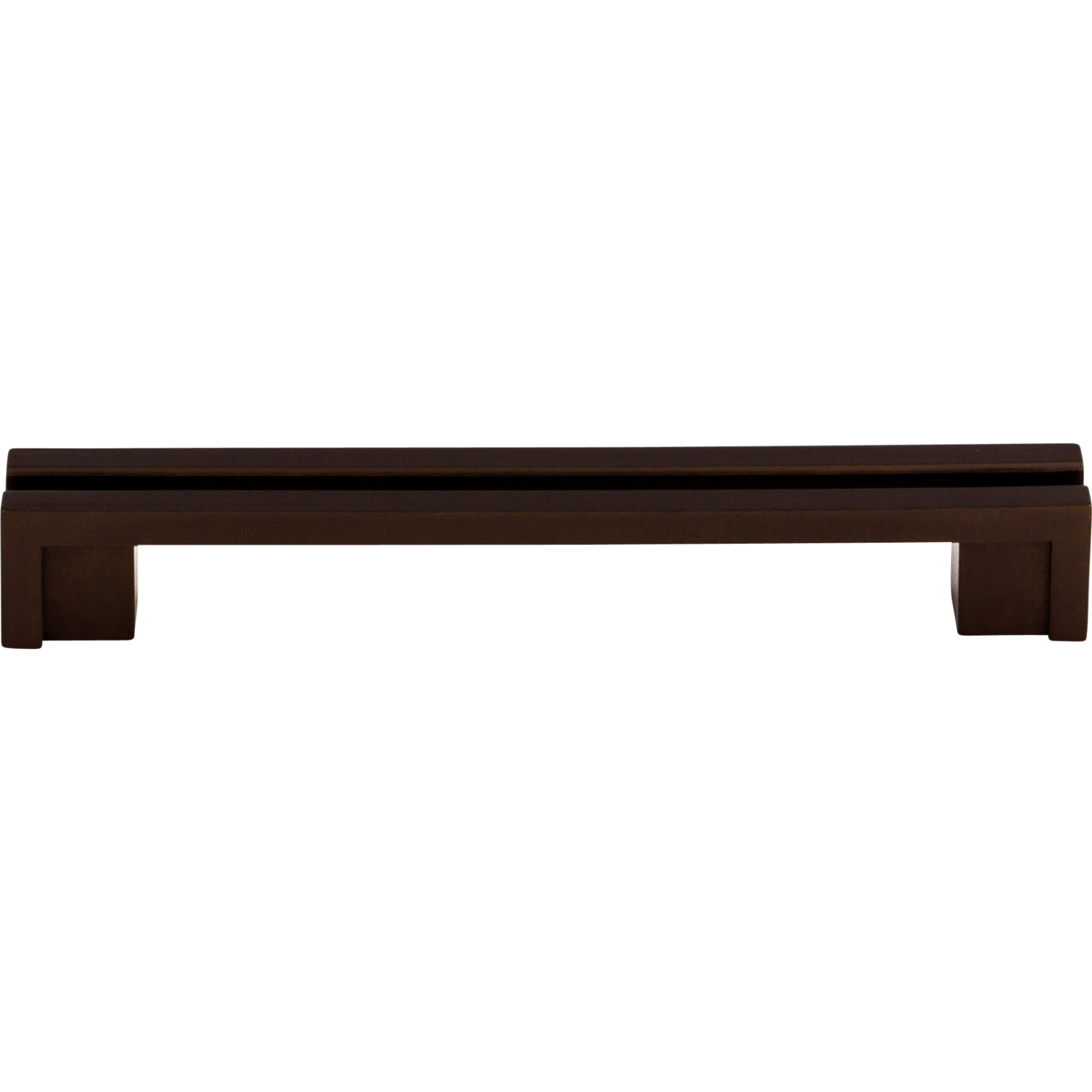 Flat Rail 5" Center to Center Bar Pull - Oil Rubbed Bronze