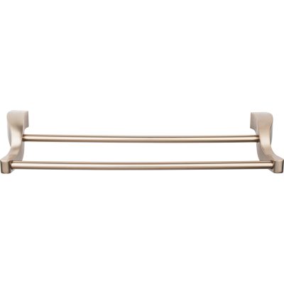 Aqua Double 31 1/4" Wall Mounted  Towel Bar - Brushed Bronze