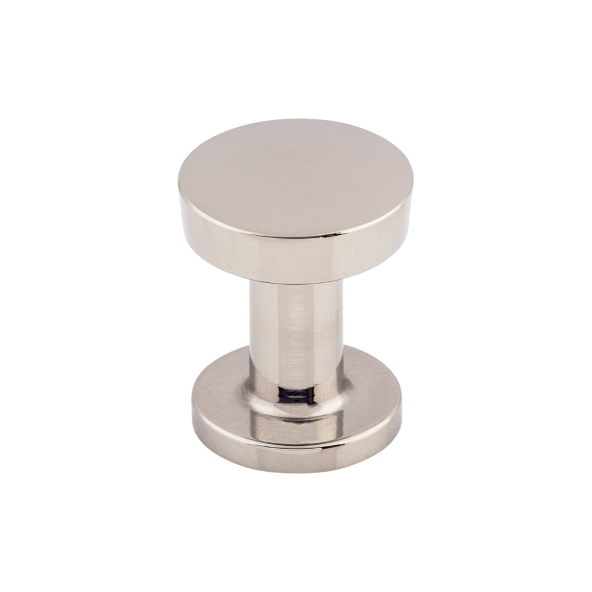 Spool 13/16" Diameter Round Knob - Polished Stainless Steel