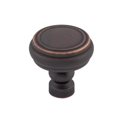 Brixton Rimmed 1 1/4" Diameter Round Knob - Umbrio
