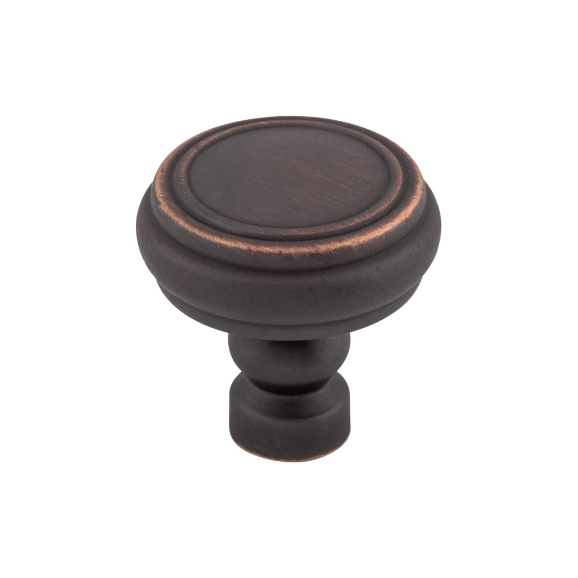 Brixton Rimmed 1 1/4" Diameter Round Knob - Umbrio