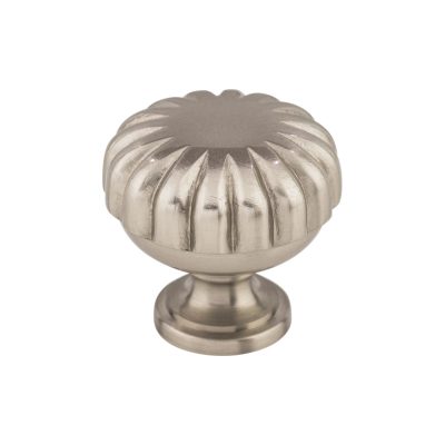Melon 1 1/4" Diameter Round Knob - Brushed Satin Nickel