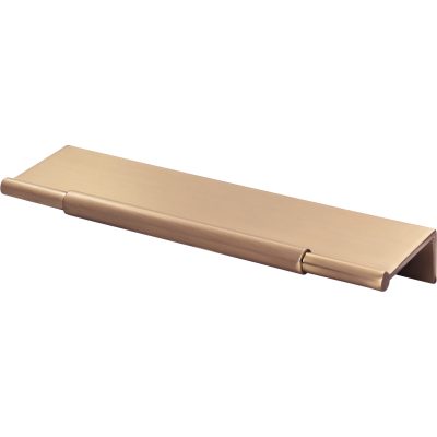 Crestview 5" Center to Center Finger Pull - Honey Bronze