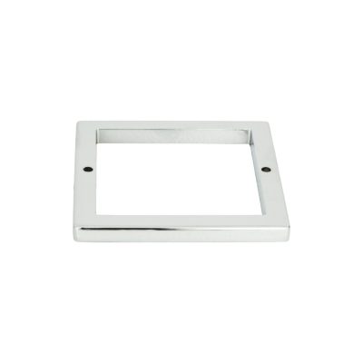 Tableau Square 3" Center to Center Pull Backplate - Polished Chrome