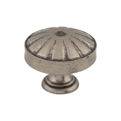Hudson 1 1/4" Diameter Round Knob - Pewter Antique