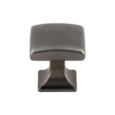 Contour 1 1/8" Length Square Knob - Ash Gray