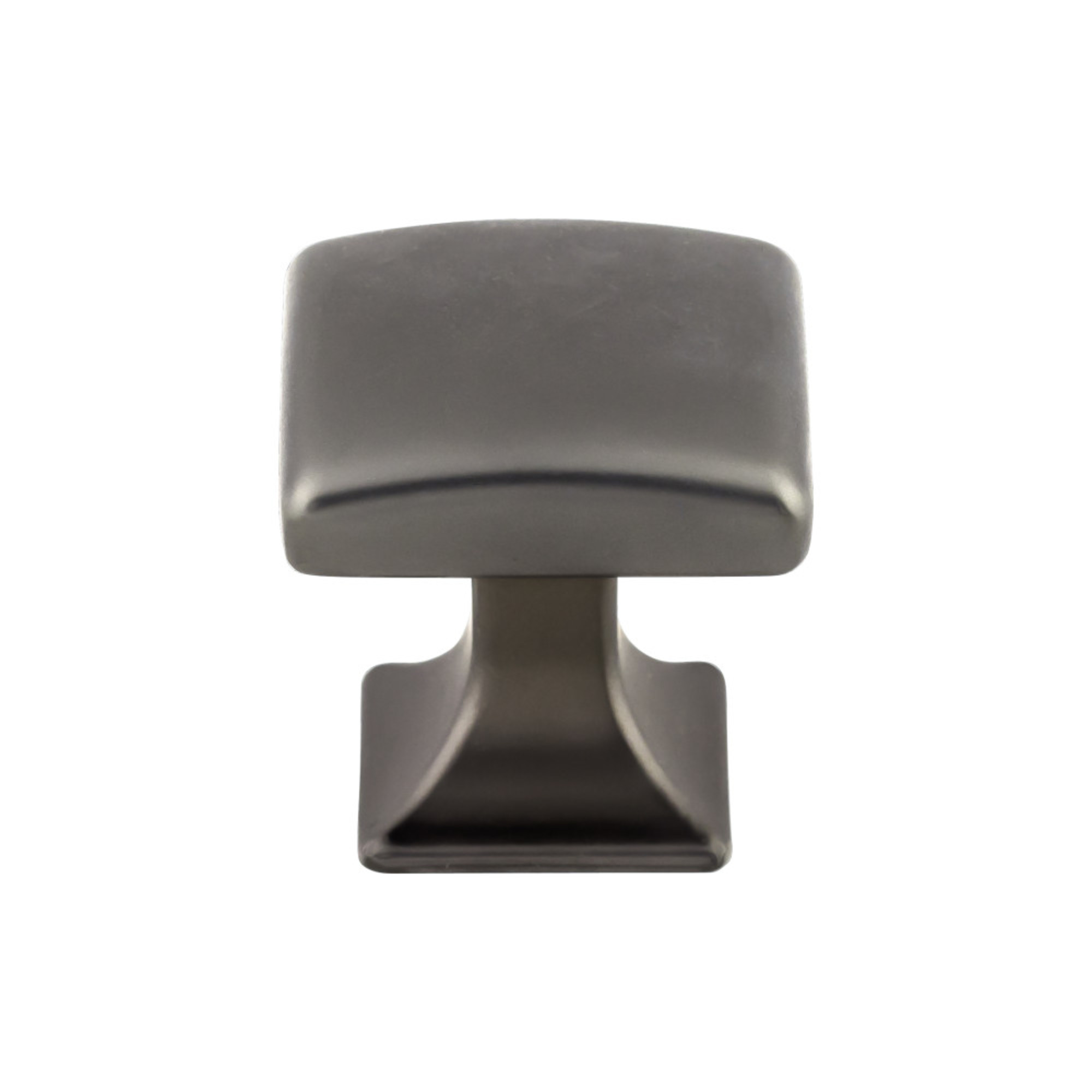 Contour 1 1/8" Length Square Knob - Ash Gray