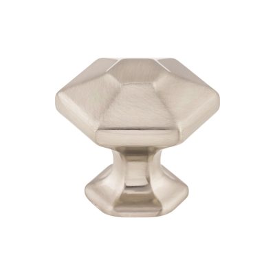 Spectrum 1 1/8" Diameter Round Knob - Brushed Satin Nickel