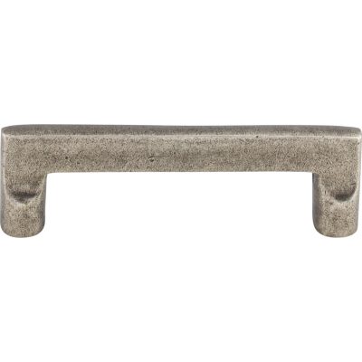 Aspen Flat Sided 4" Center to Center Bar Pull - Silicon Bronze Light