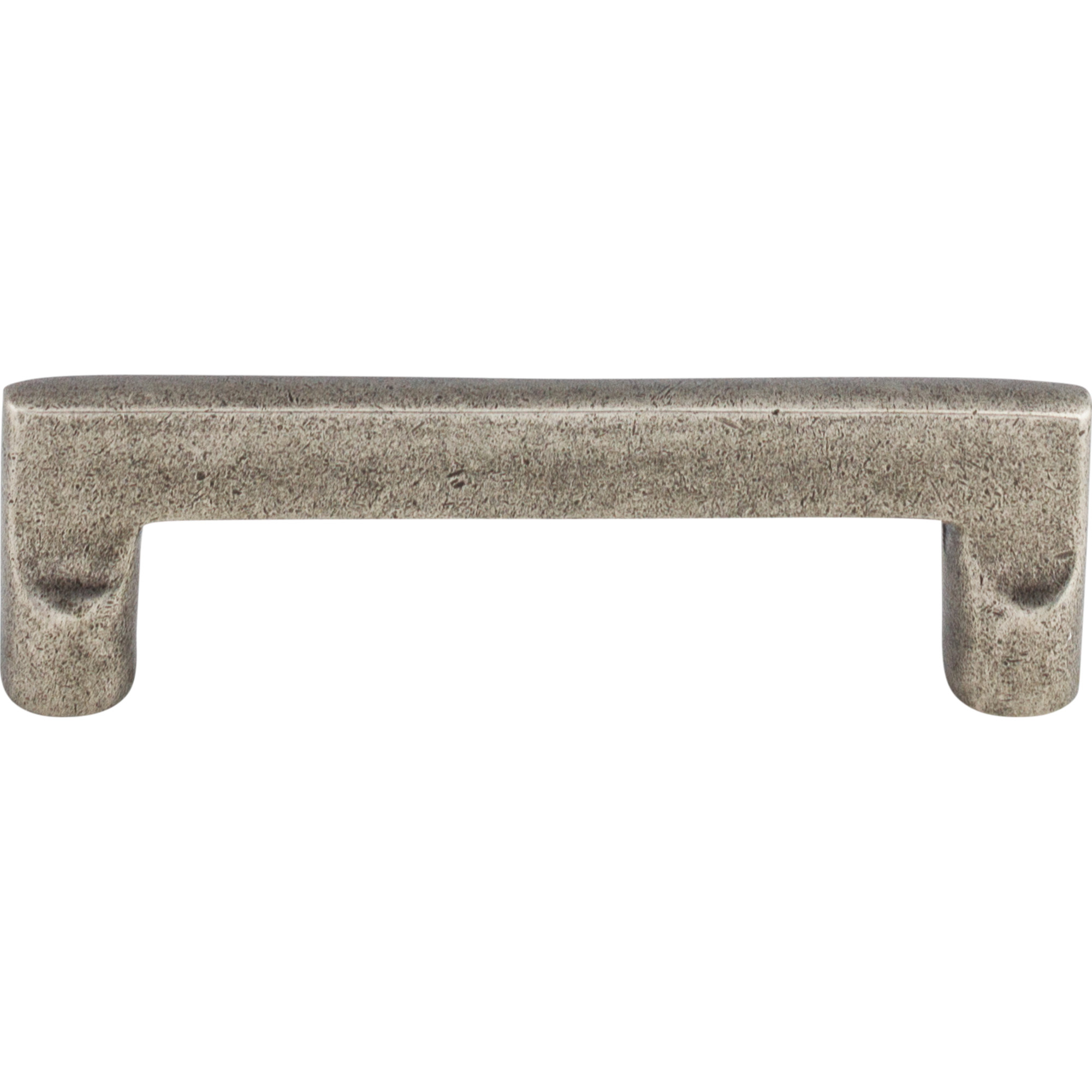 Aspen Flat Sided 4" Center to Center Bar Pull - Silicon Bronze Light