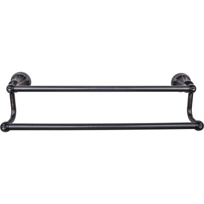 TOP BATH (R) Hudson Bath Double 26 1/4" Wall Mounted  Towel Bar - Tuscan Bronze