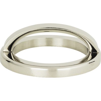 Tableau 2 1/2" Center to Center Finger Pull - Polished Nickel
