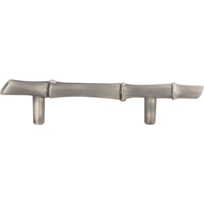 Bamboo 3" Center to Center Bar Pull - Pewter