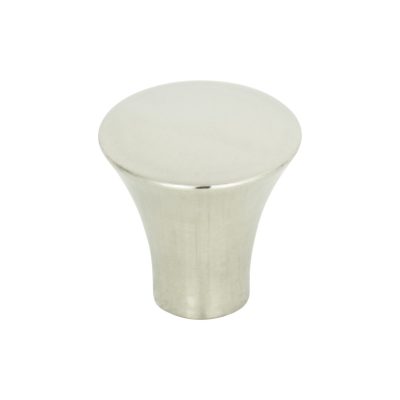 Fluted 7/8" Diameter Round Knob - Polished Stainless Steel