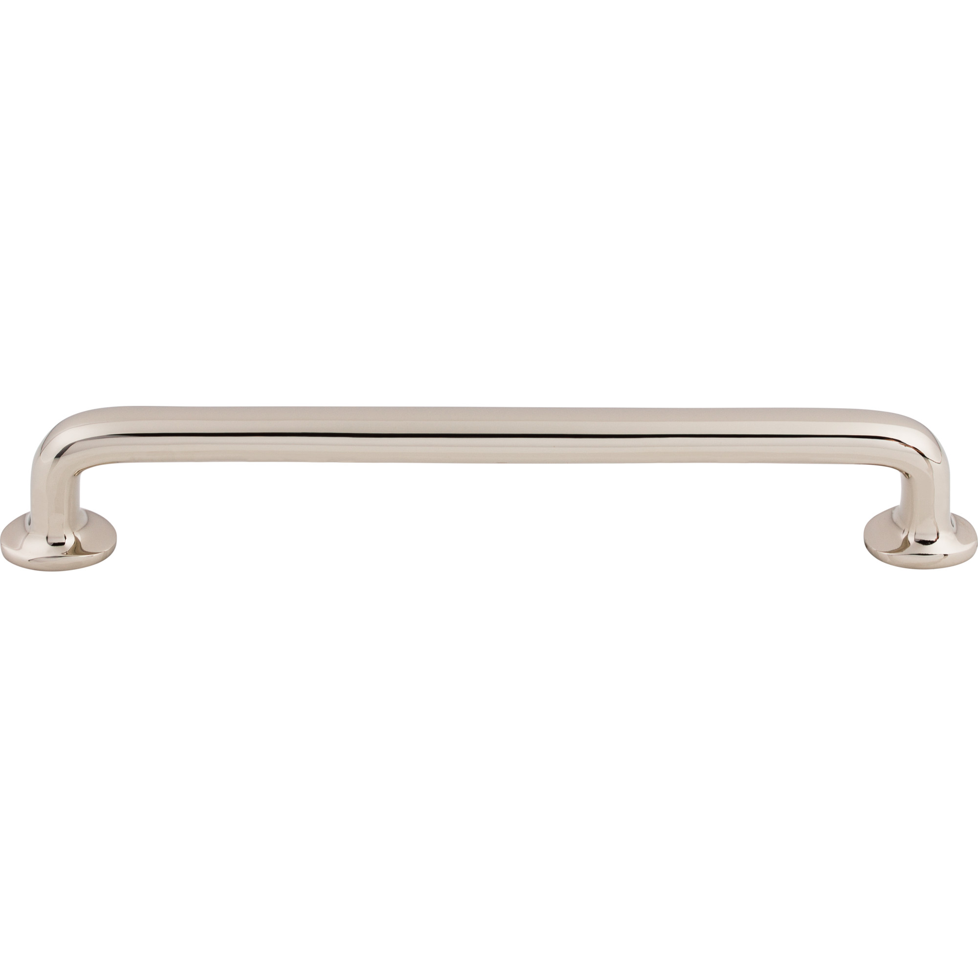Aspen II Rounded 9" Center to Center Bar Pull - Polished Nickel