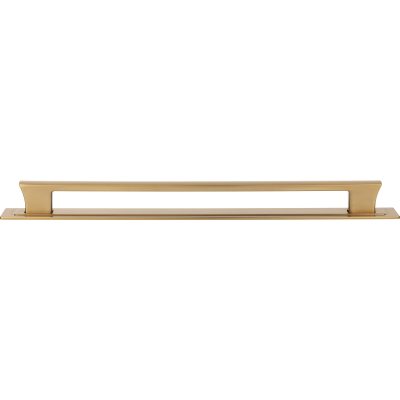Zander 12" Center to Center Bar Pull - Warm Brass