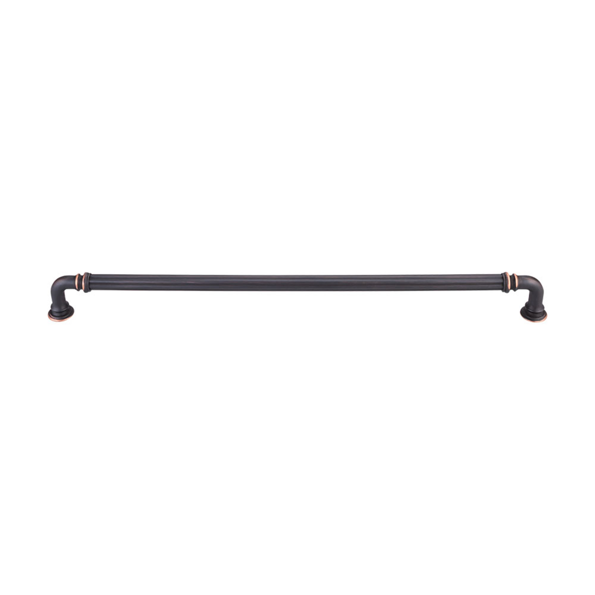 Reeded 12" Center to Center Bar Pull - Umbrio