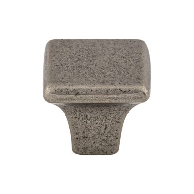Britannia 1 1/4" Length Square Knob - Cast Iron