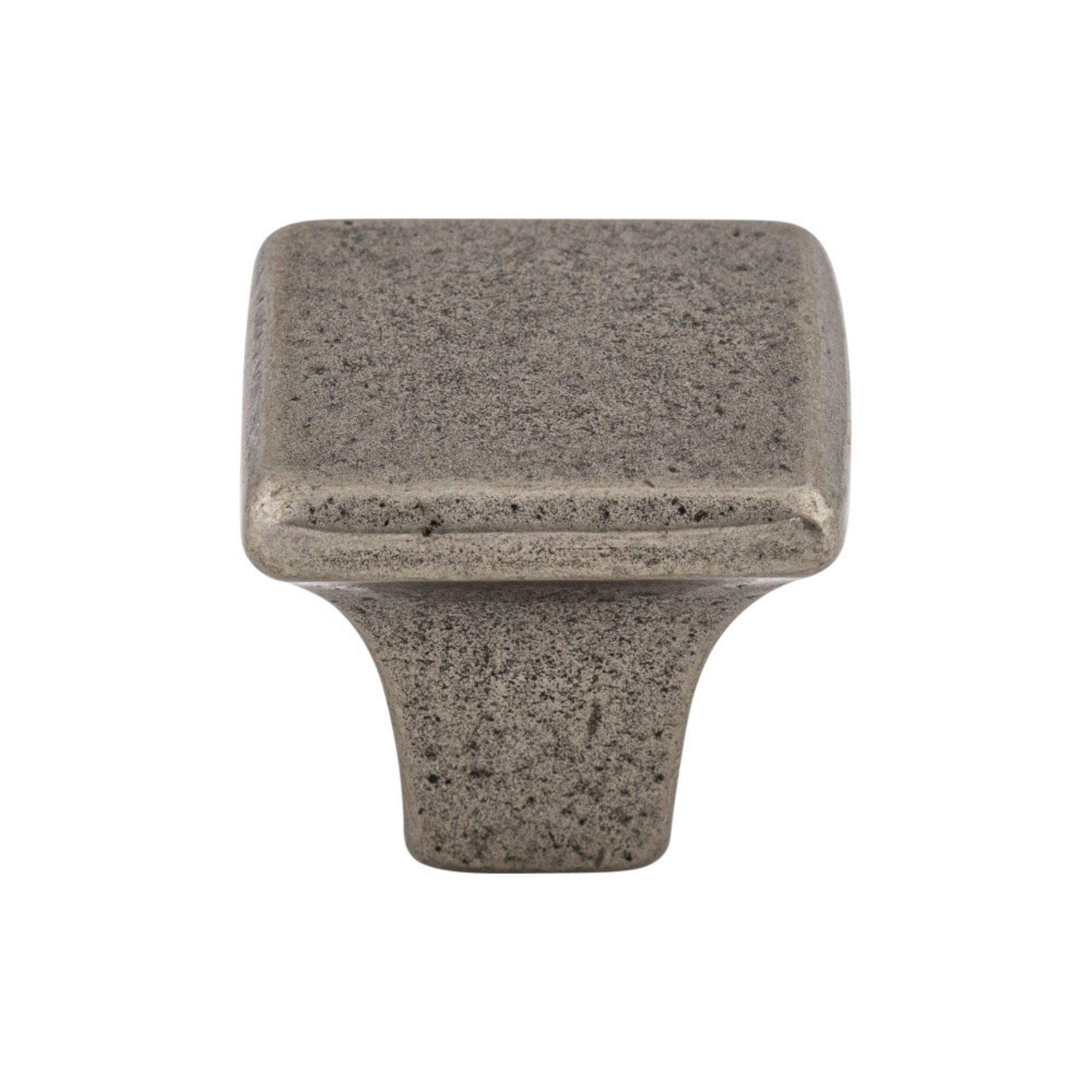 Britannia 1 1/4" Length Square Knob - Cast Iron