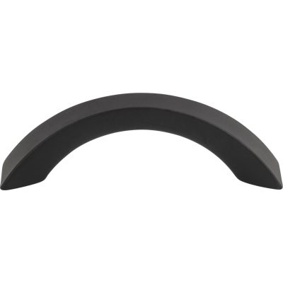 Sleek 3" Center to Center Arch Pull - Matte Black
