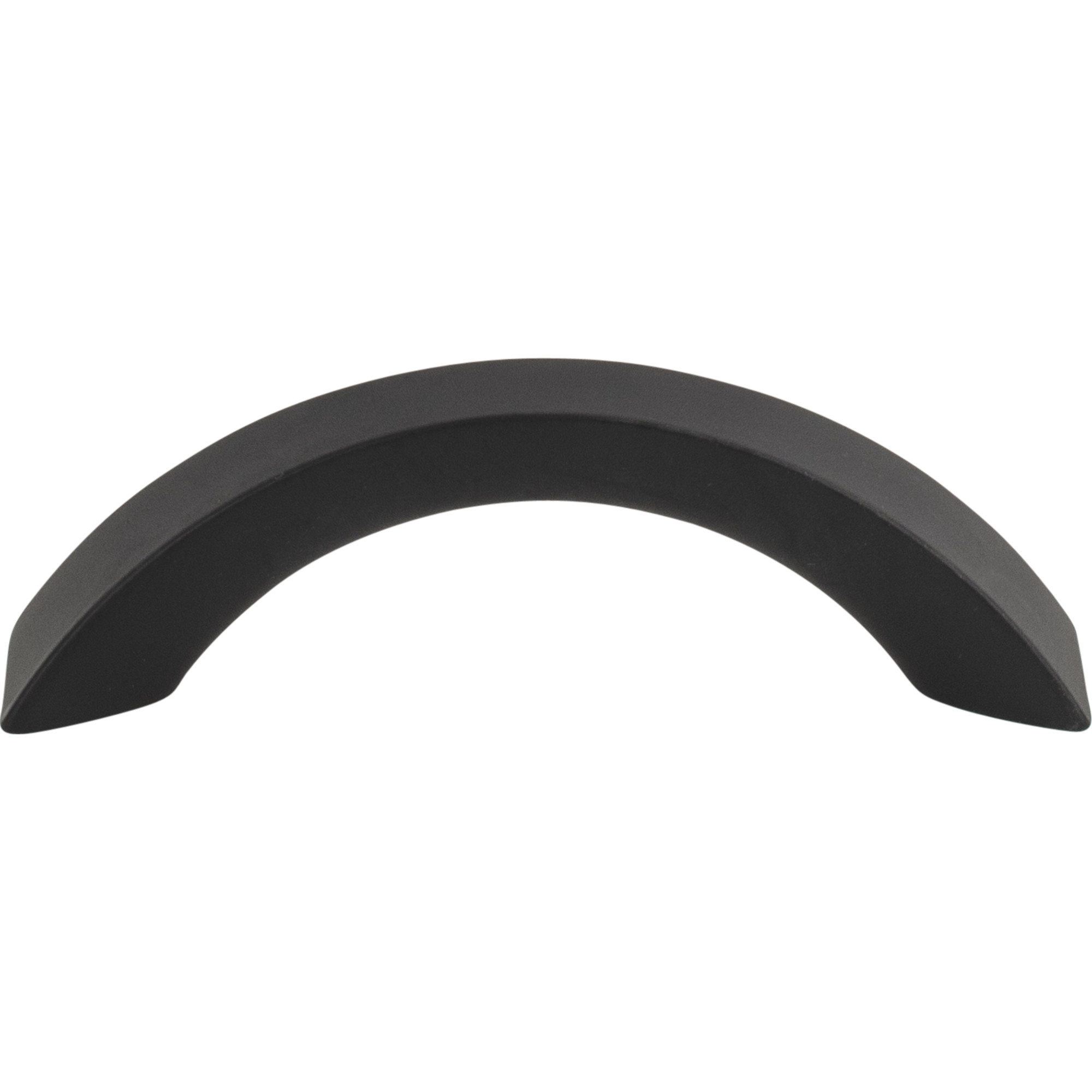 Sleek 3" Center to Center Arch Pull - Matte Black