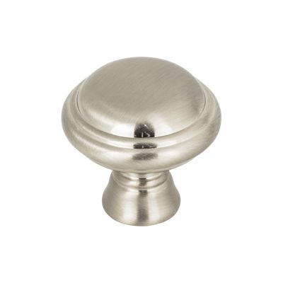 Henderson 1-1/4" Diameter Mushroom Knob - Brushed Satin Nickel