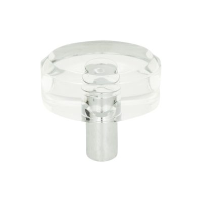 Optimism 1 1/2" Length Oval Knob - Polished Chrome