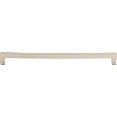 Square Bar 12" Center to Center Bar Pull - Polished Nickel