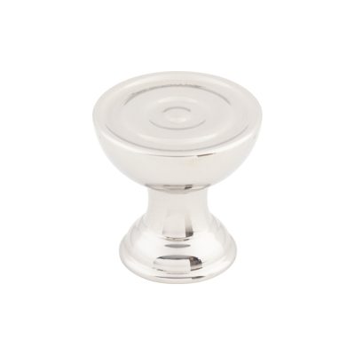 Rook 1" Diameter Round Knob - Polished Stainless Steel