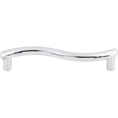 Spiral 3 3/4" Center to Center Bar Pull - Polished Chrome
