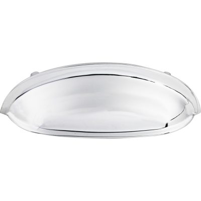 Somerset 3" Center to Center Cup/Bin Pull - Polished Chrome
