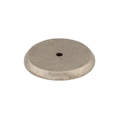 Aspen Round Knob Backplate - Silicon Bronze Light