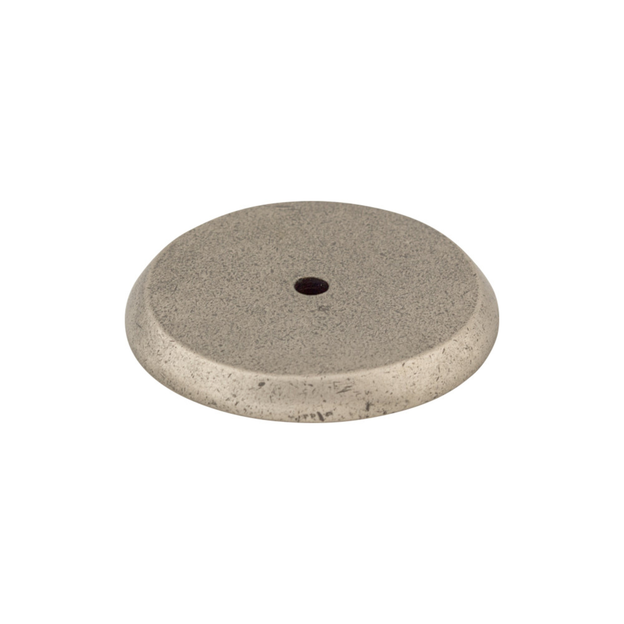 Aspen Round Knob Backplate - Silicon Bronze Light