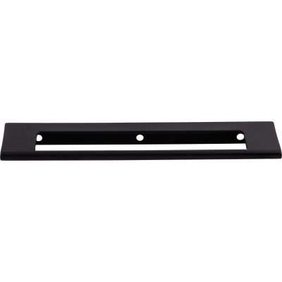Europa Cut Out 6" Center to Center Finger Pull - Flat Black