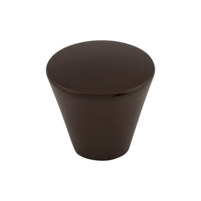 Cone 1 1/16" Diameter Round Knob - Oil Rubbed Bronze