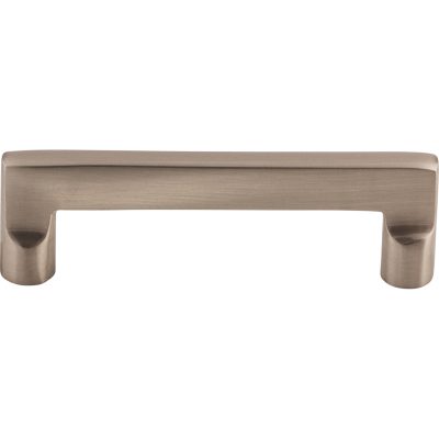Aspen II Flat Sided 4" Center to Center Bar Pull - Brushed Satin Nickel