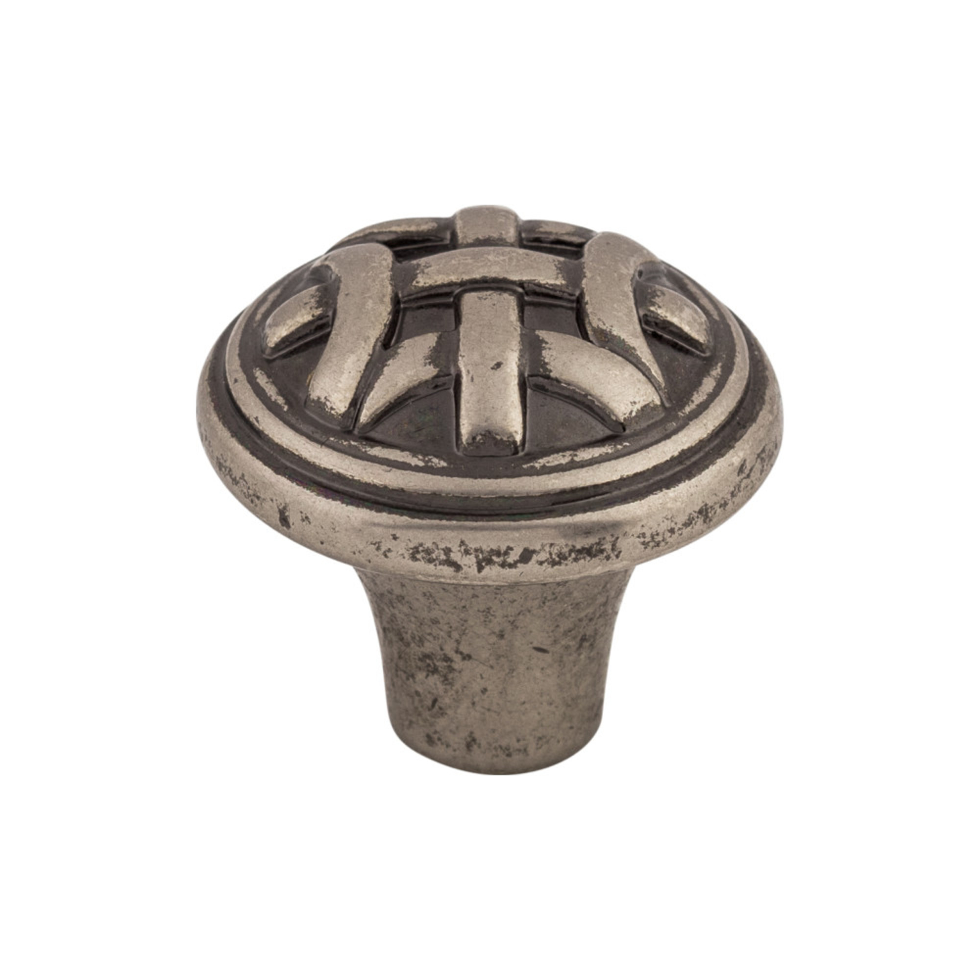 Celtic 1" Diameter Round Knob - Pewter Antique