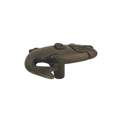 Fish 2 1/4" Length Novelty Knob - Rust